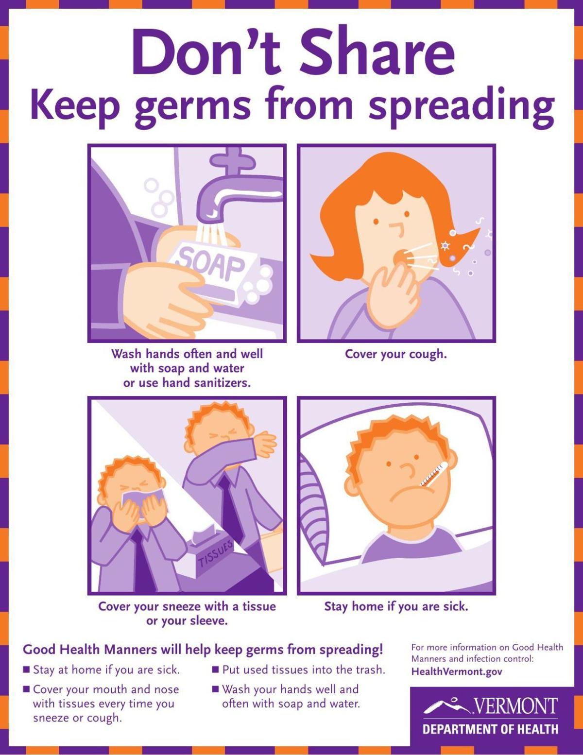 Keep germs from spreading