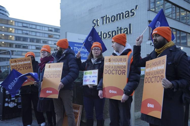 Britain Doctors Strike