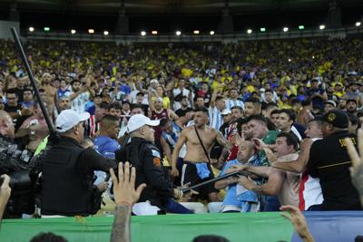 Soccer FIFA Brazil Argentina Fined